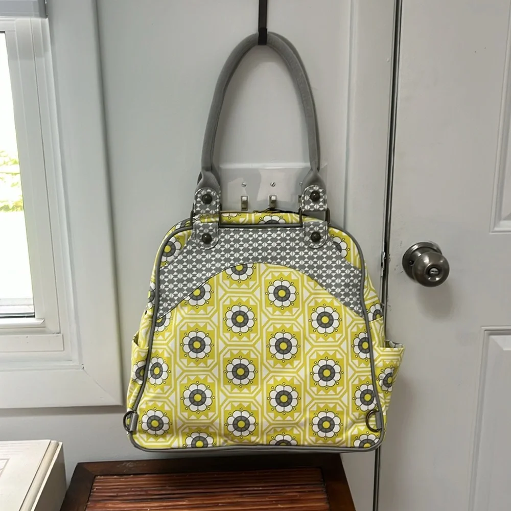 Petunia Pickle Bottom Succulent Garden Sashay Satchel Diaper Bag,NWT